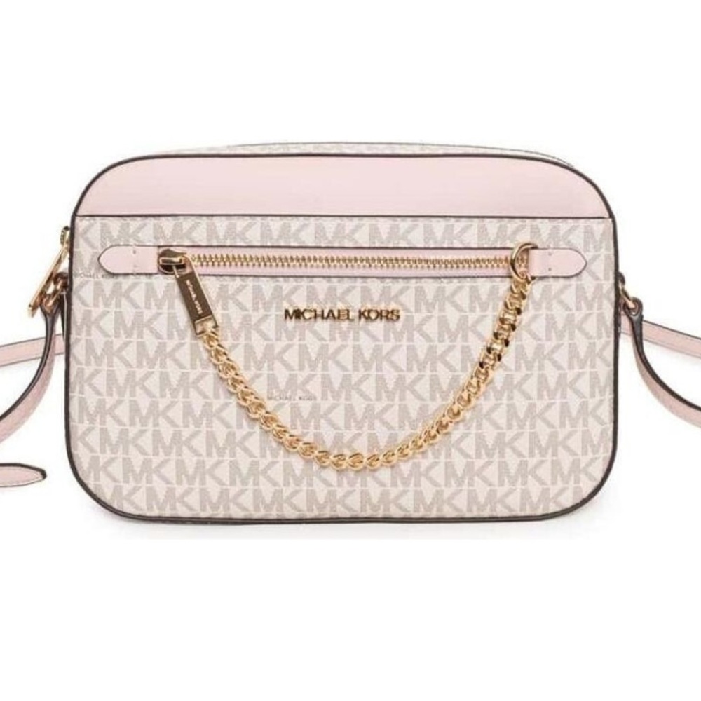 Michael Kors Jet Set Large Logo Crossbody Bag